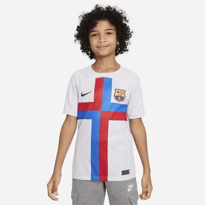 F.C. Barcelona 2022/23 Stadium Third Older Kids' Nike Dri